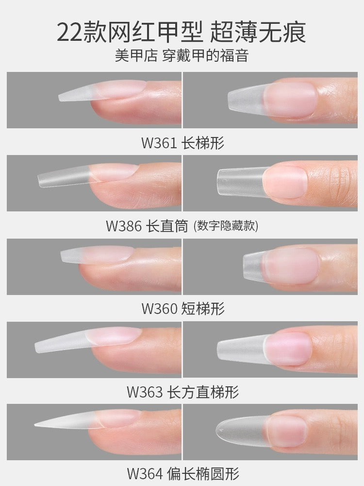 Mr. Nail Full Cover Nail Tips(360 Pieces) - Nail de Concept Supply