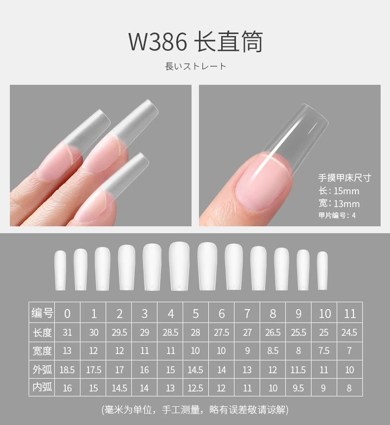 Mr. Nail Full Cover Nail Tips(360 Pieces) - Nail de Concept Supply
