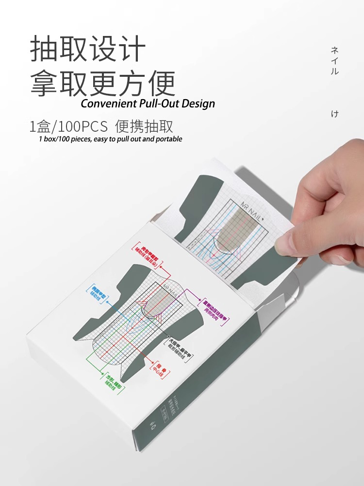 Mr. Nail PVC Nail Extension Paper - Nail de Concept Supply
