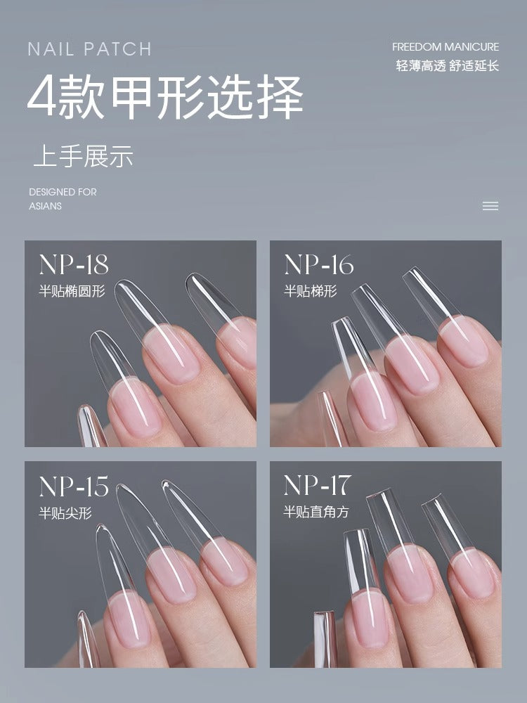 TAYE-D Curve Half Nail Tips 450p - Nail de Concept Supply