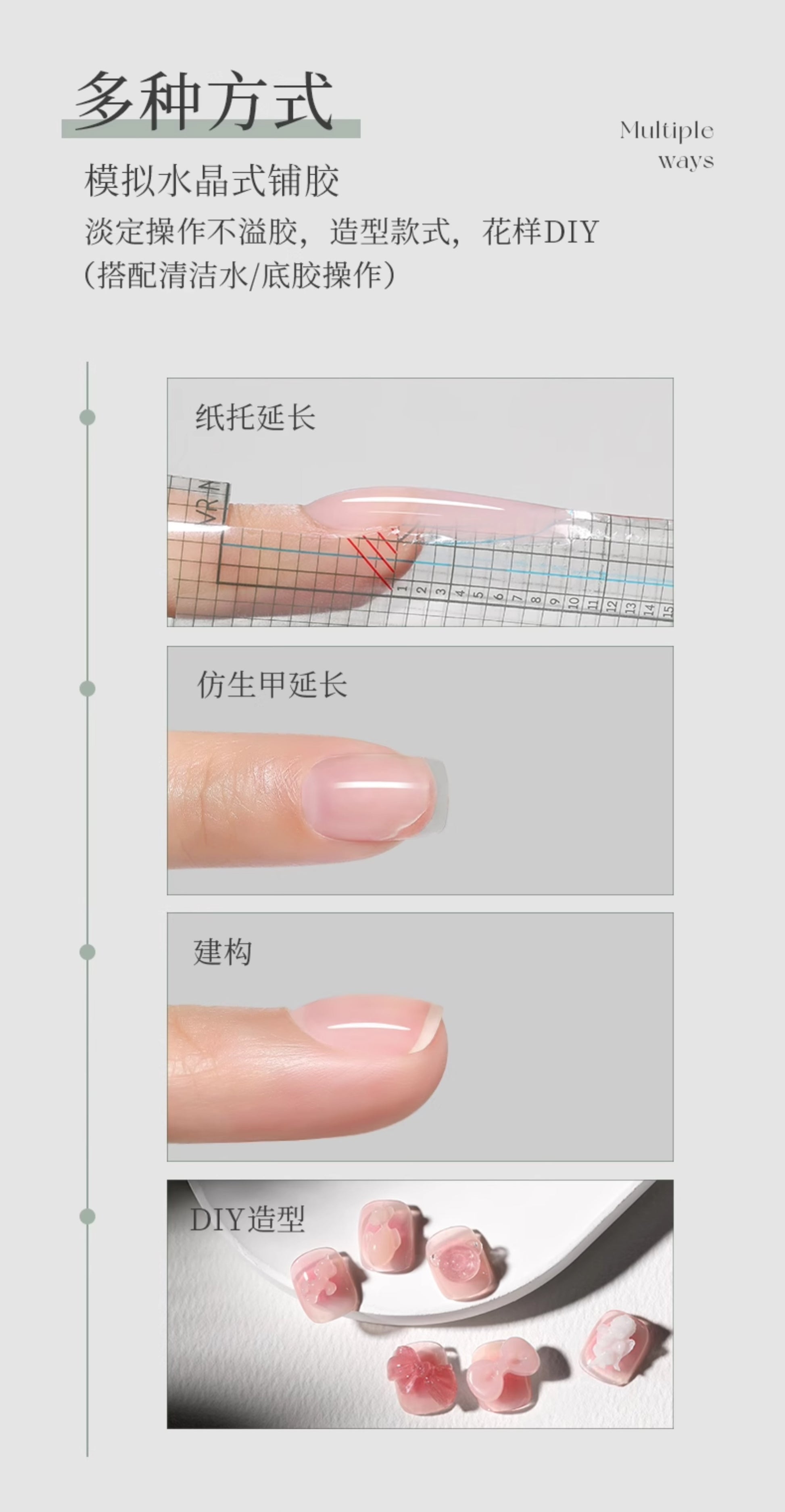 Mr. Nail Nude Color Extension Gel - Nail de Concept Supply