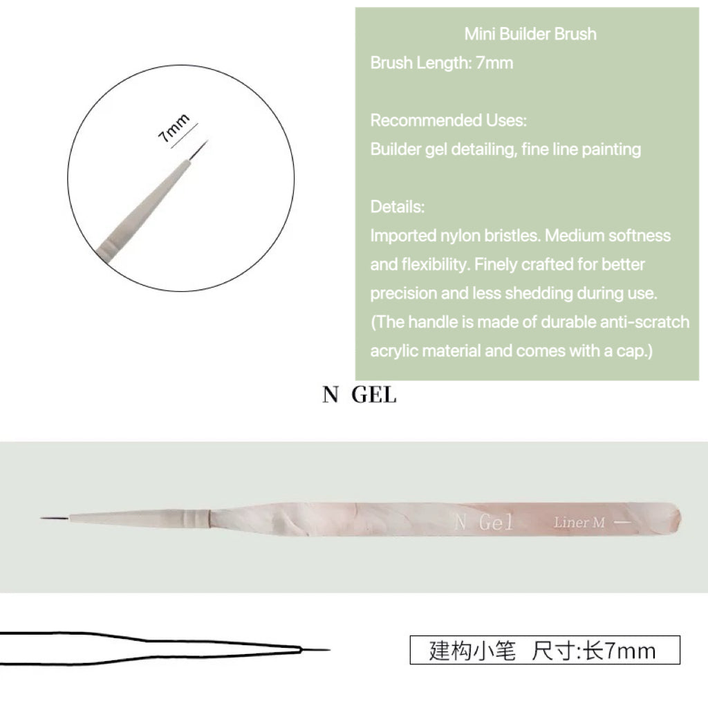 Ngel Sakura Nail Brush Set - Nail de Concept Supply