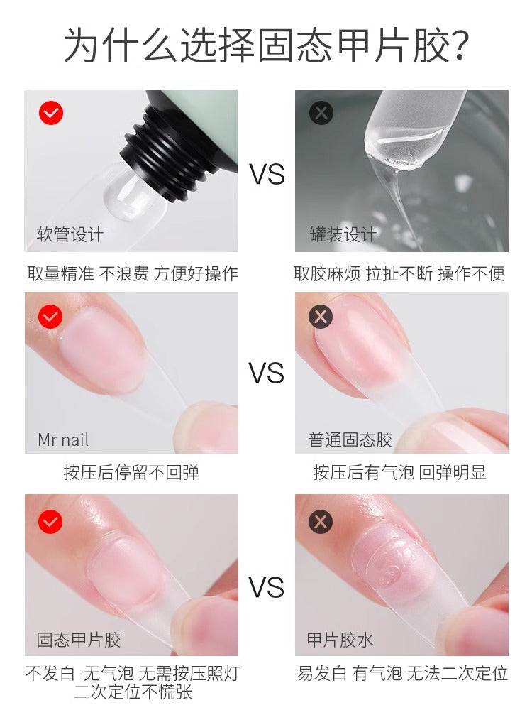 Mr. Nail Solid Nail Tips Gel - Nail de Concept Supply
