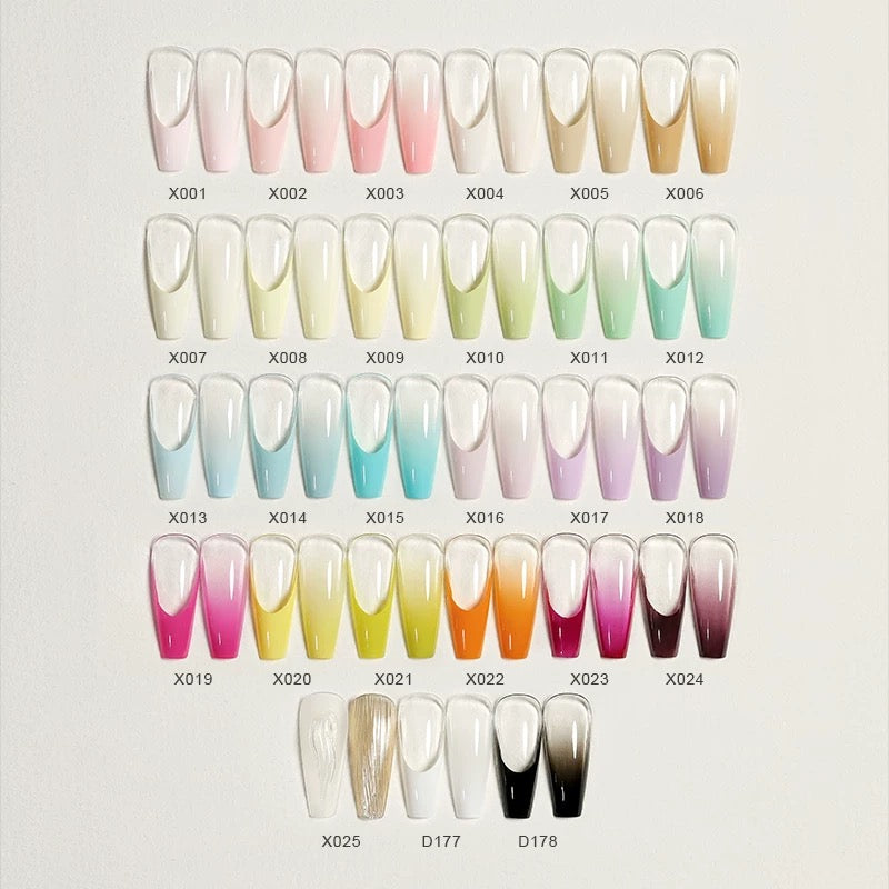 7+1 Multi-Effect Nail Gels (27 Colors) - Nail de Concept Supply