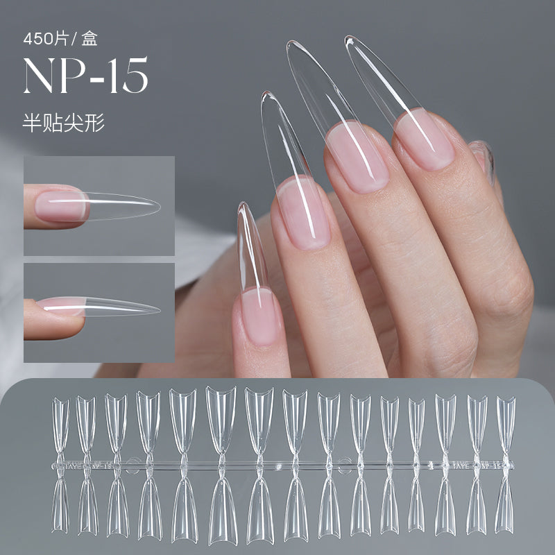TAYE-D Curve Half Nail Tips 450p - Nail de Concept Supply