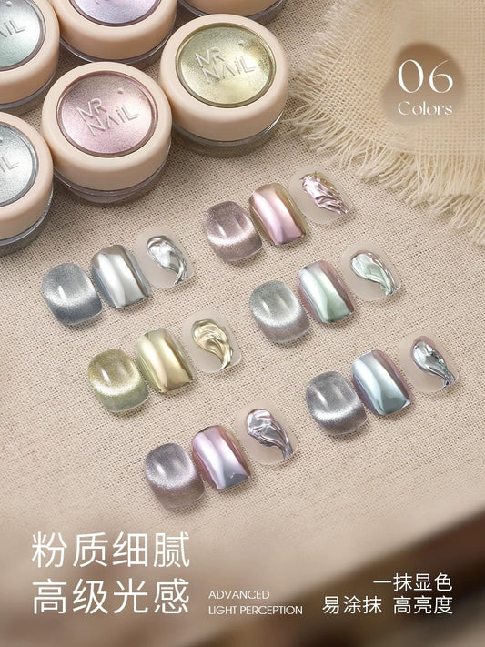 Electroplated Cat-Eye Mirror Powder Series - Nail de Concept Supply