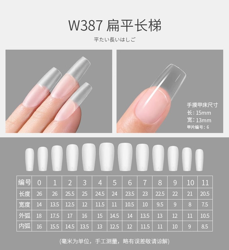Mr. Nail Full Cover Nail Tips(360 Pieces) - Nail de Concept Supply
