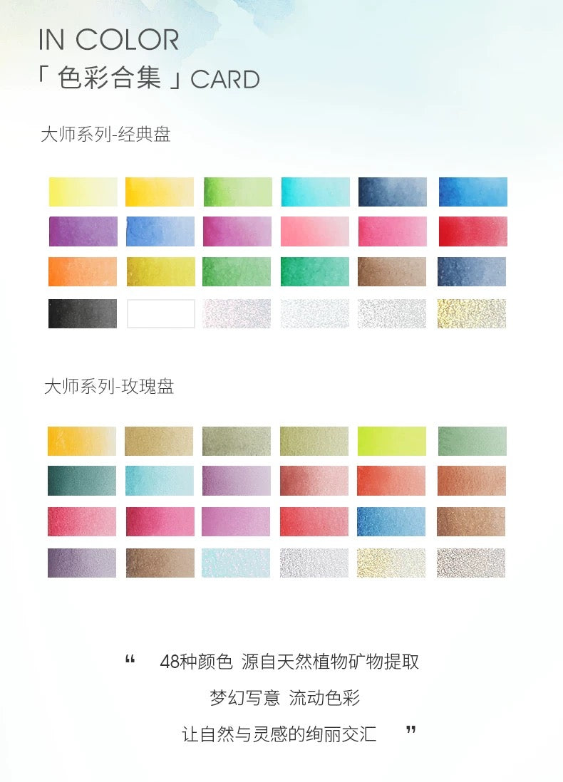 Acrylic Watercolor (48 Colors) - Nail de Concept Supply