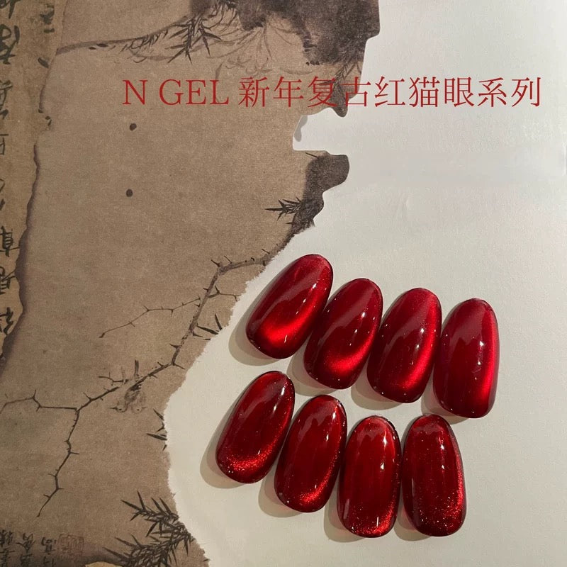 Ngel Red Cat Eye Series - Nail de Concept Supply