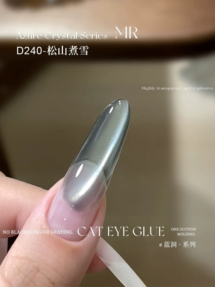 Purple/Azure Crystal Series Cat Eye - Nail de Concept Supply