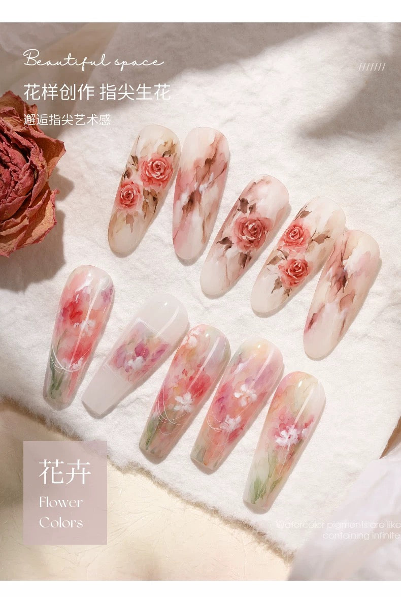 Acrylic Watercolor (48 Colors) - Nail de Concept Supply