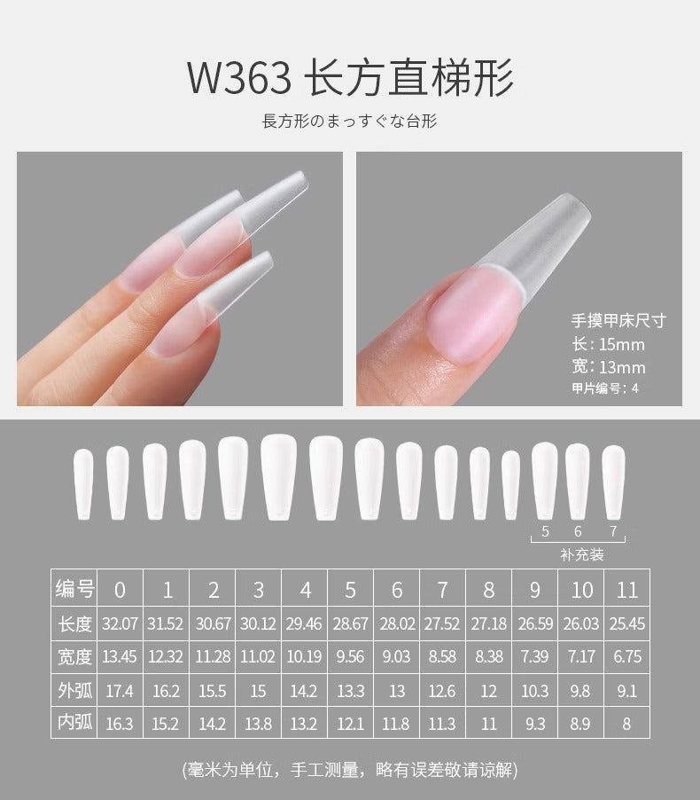 Mr. Nail Full Cover Nail Tips(360 Pieces) - Nail de Concept Supply