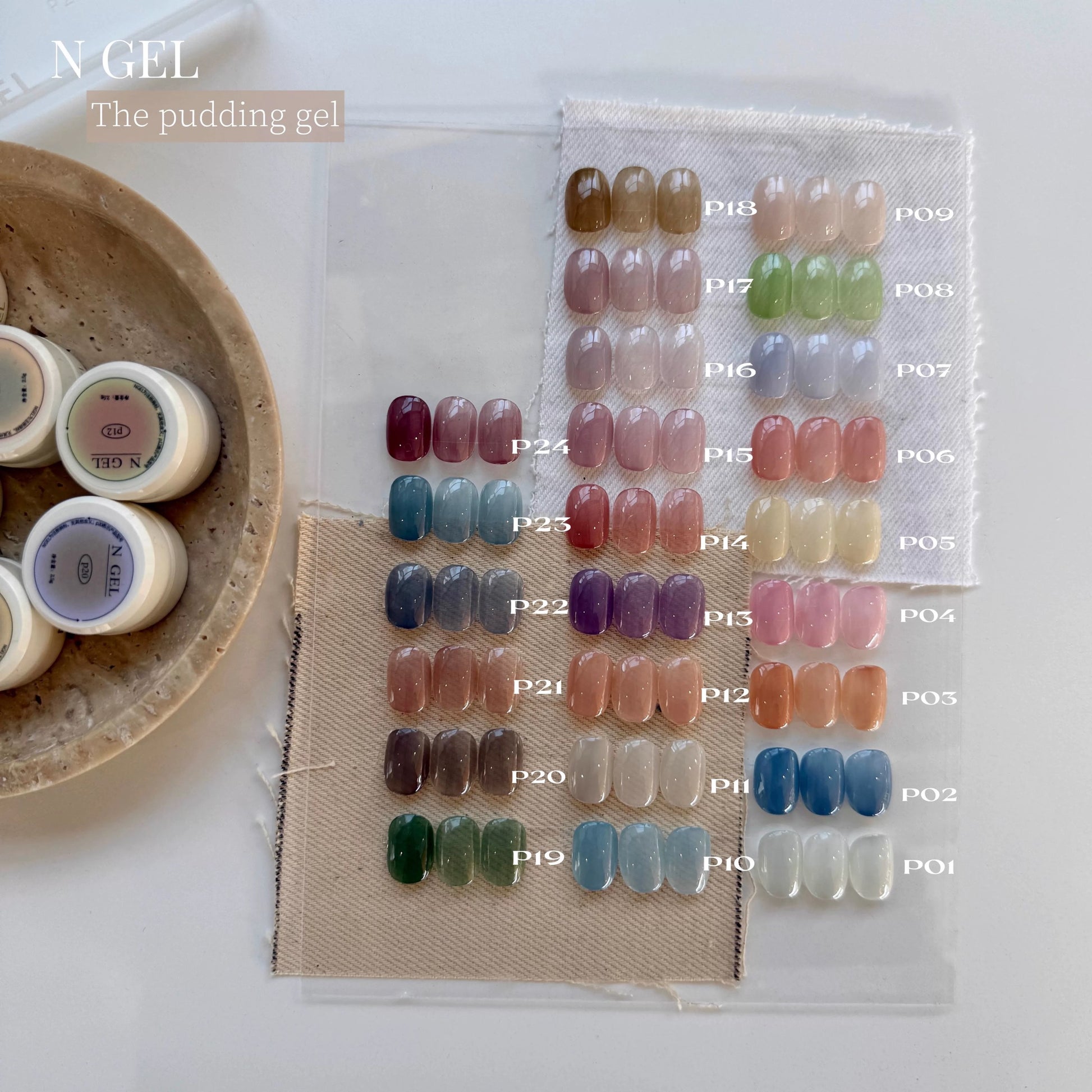 Ngel Pudding colour Gel - Nail de Concept Supply