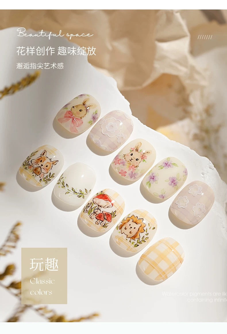 Acrylic Watercolor (48 Colors) - Nail de Concept Supply