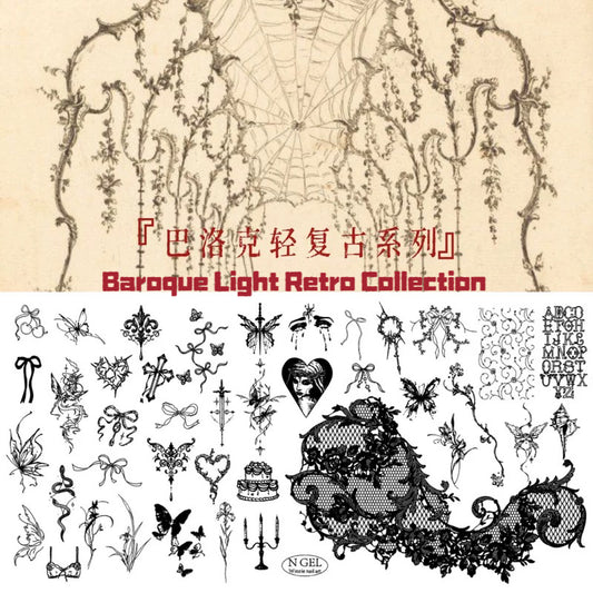 N Gel Pattern Steel Plate - Nail de Concept Supply