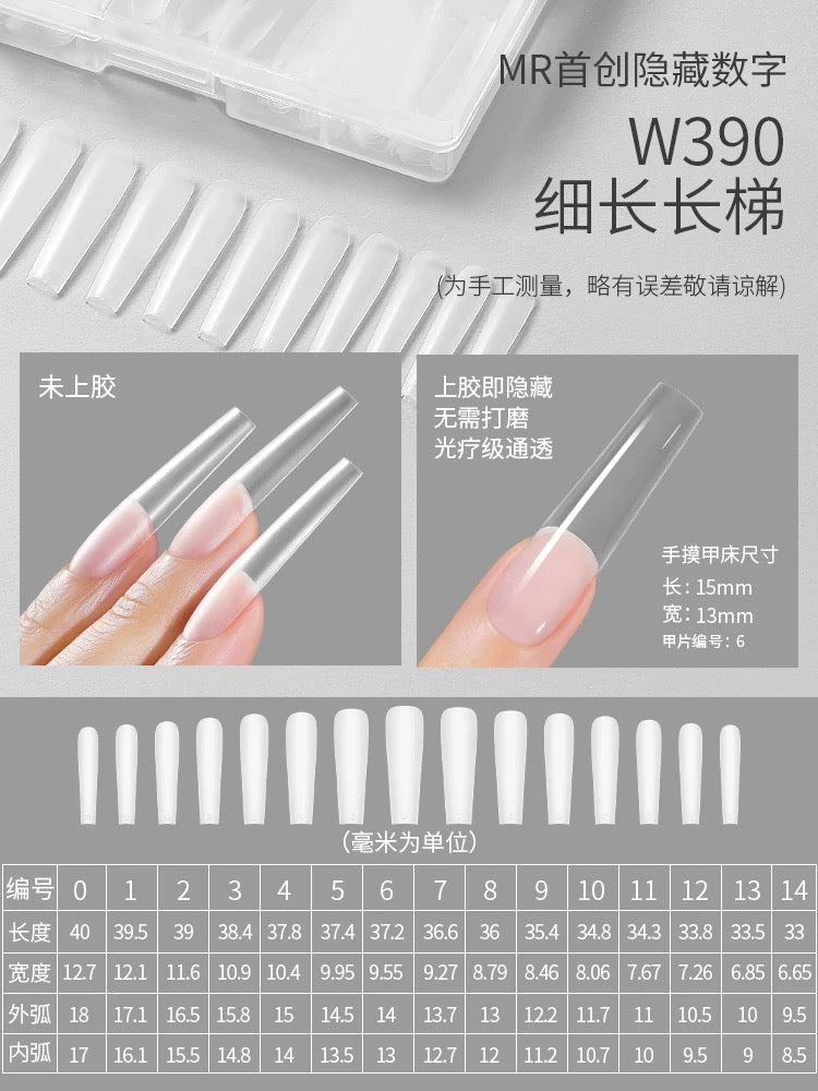 Mr. Nail High Position Half Nail Tips - Nail de Concept Supply