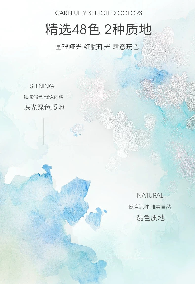 Acrylic Watercolor (48 Colors) - Nail de Concept Supply