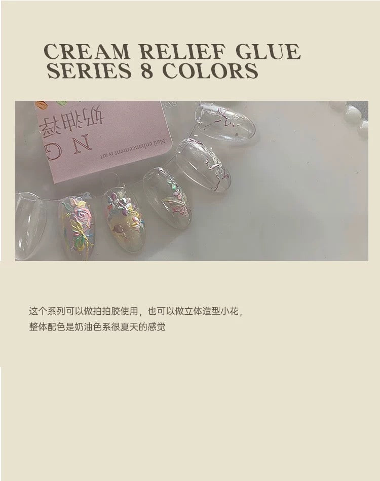 Ngel Creamy 3D Painting Art Gel - Nail de Concept Supply