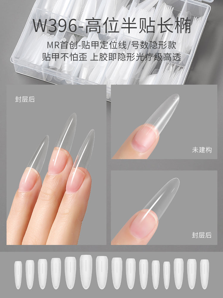 Mr. Nail High Position Half Nail Tips - Nail de Concept Supply