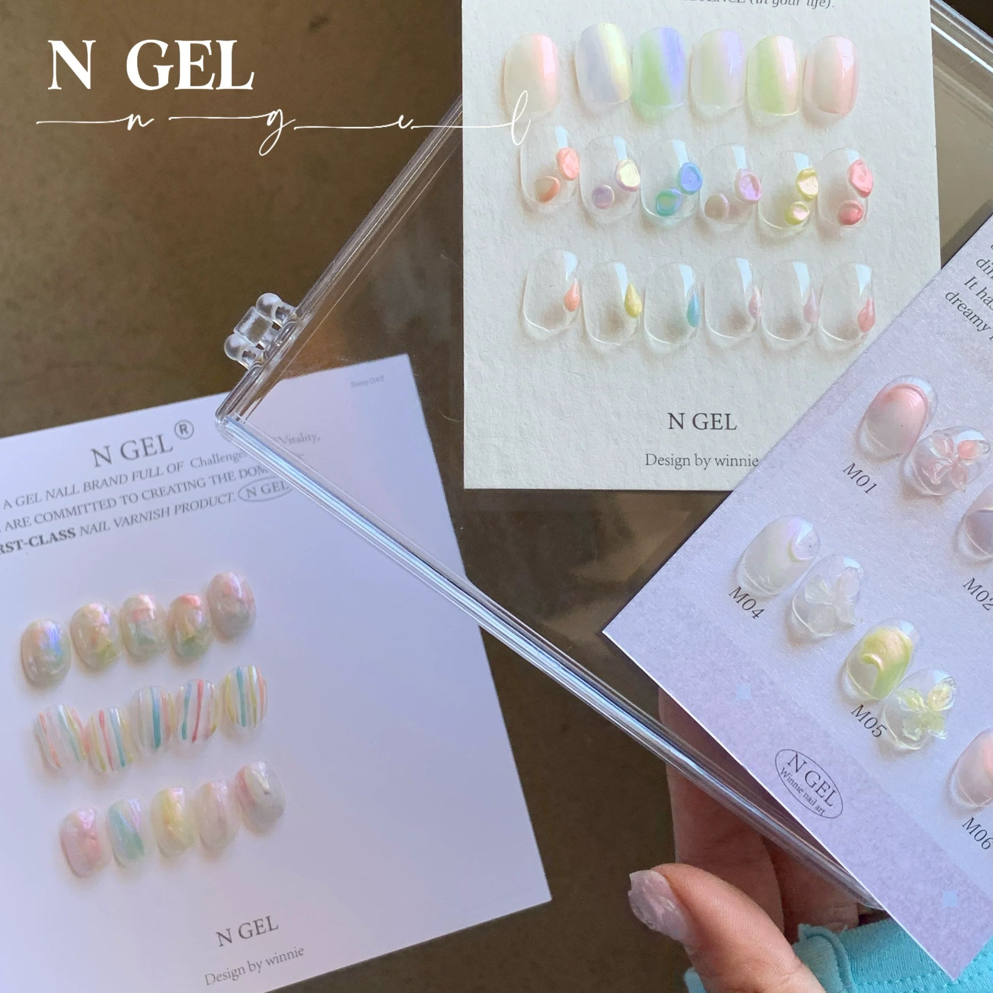 N GEL Pearlescent Shell Gel – Fine Sparkle 3D Sculpting No-Wipe Type - Nail de Concept Supply