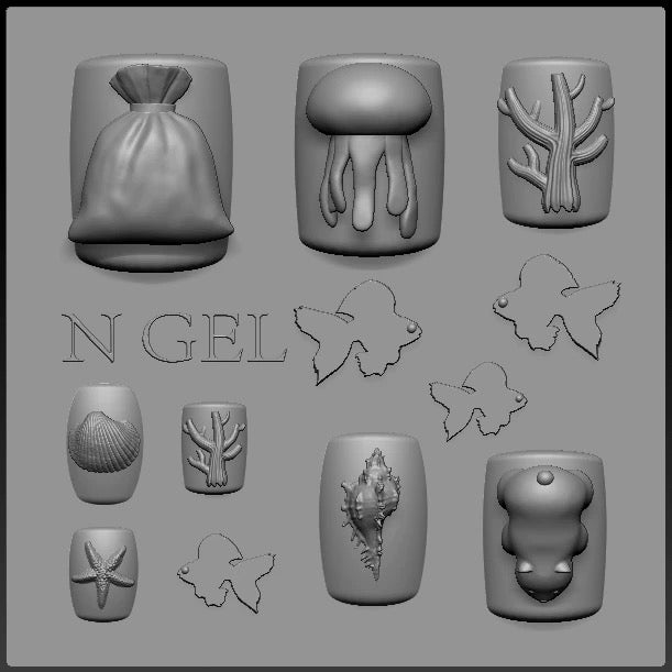 Ngel Art Mold - Nail de Concept Supply