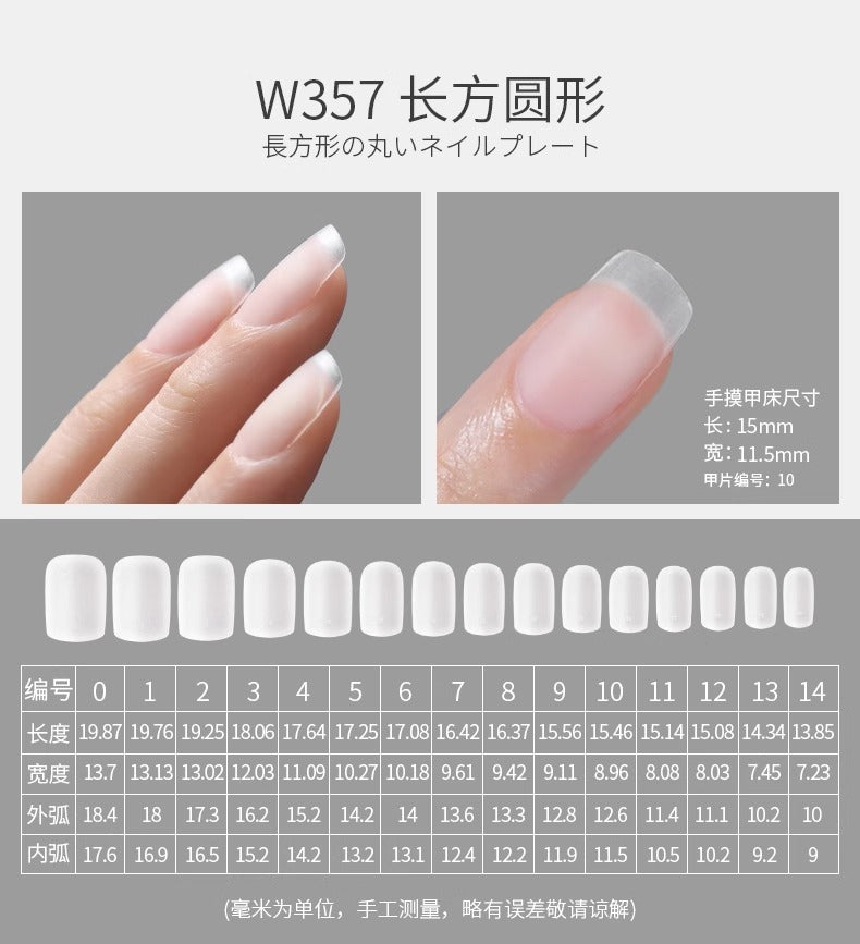 Mr. Nail Full Cover Nail Tips(360 Pieces) - Nail de Concept Supply