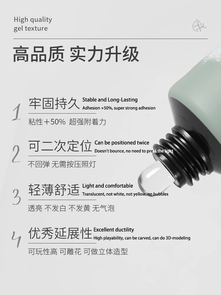 Mr. Nail Solid Nail Tips Gel - Nail de Concept Supply