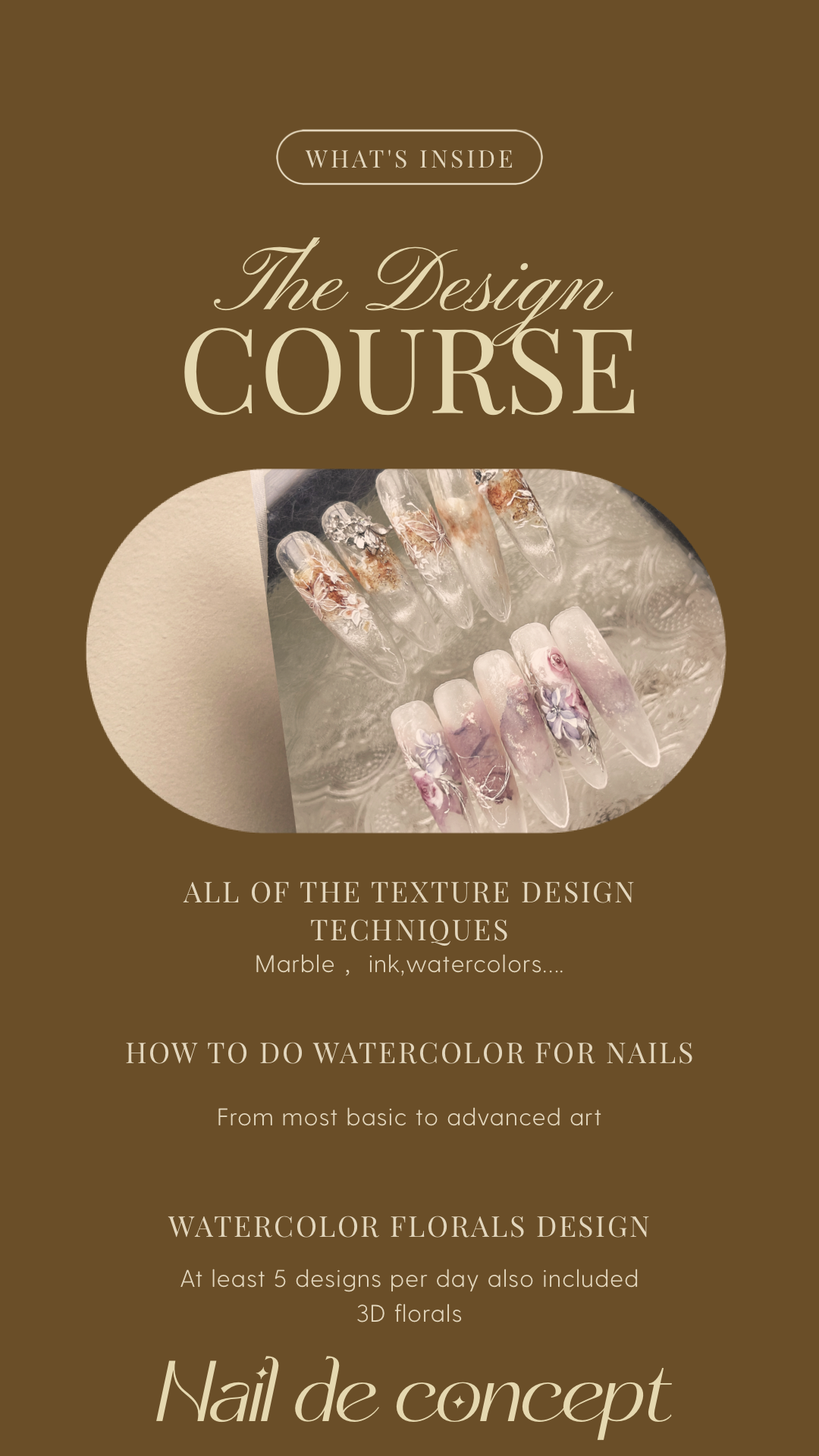 4 Days Nail Design Course - Nail de Concept Supply