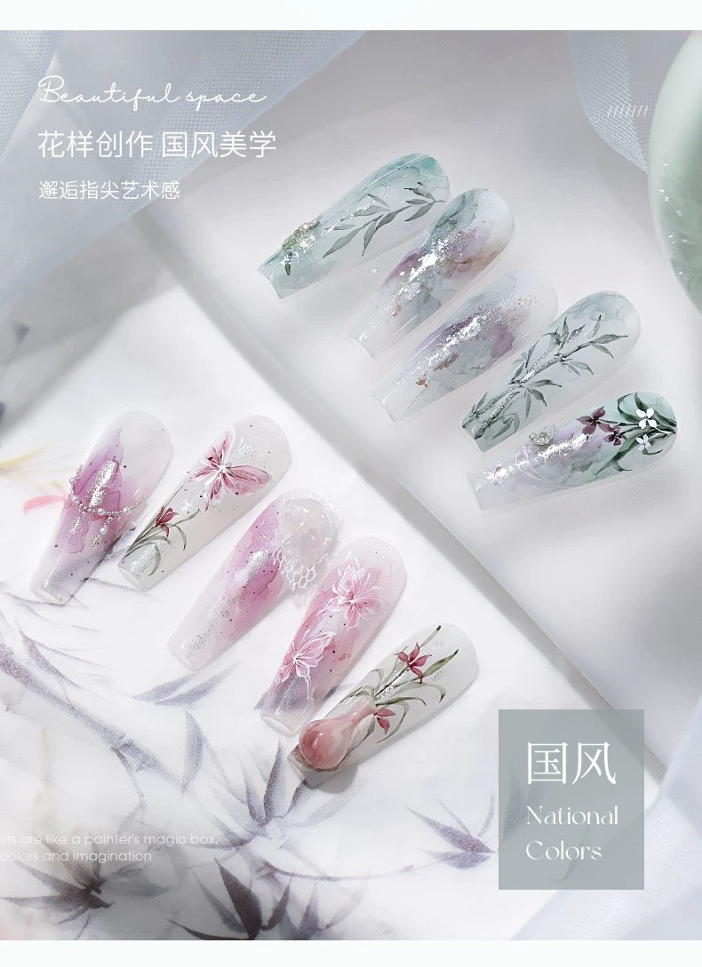 Acrylic Watercolor (48 Colors) - Nail de Concept Supply