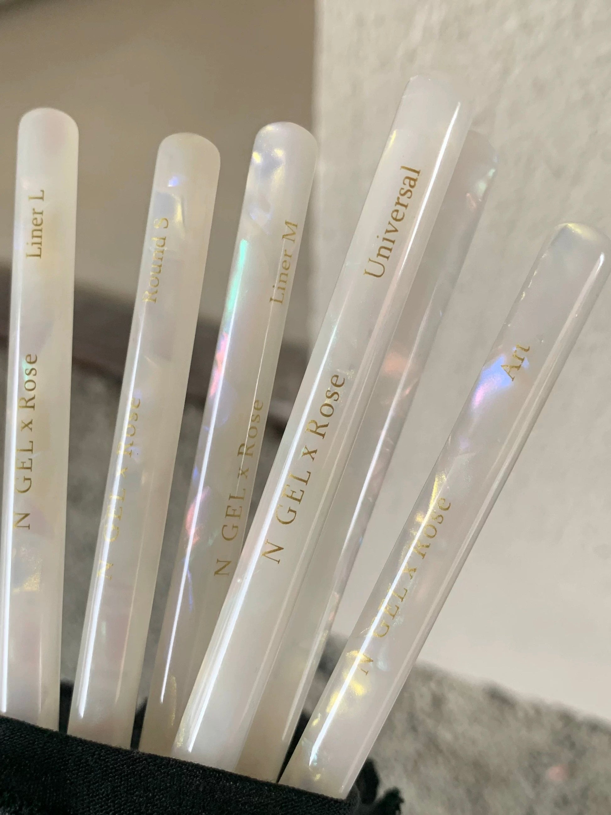 NGelXRose Colourful Shell Brush (6Brushes) - Nail de Concept Supply