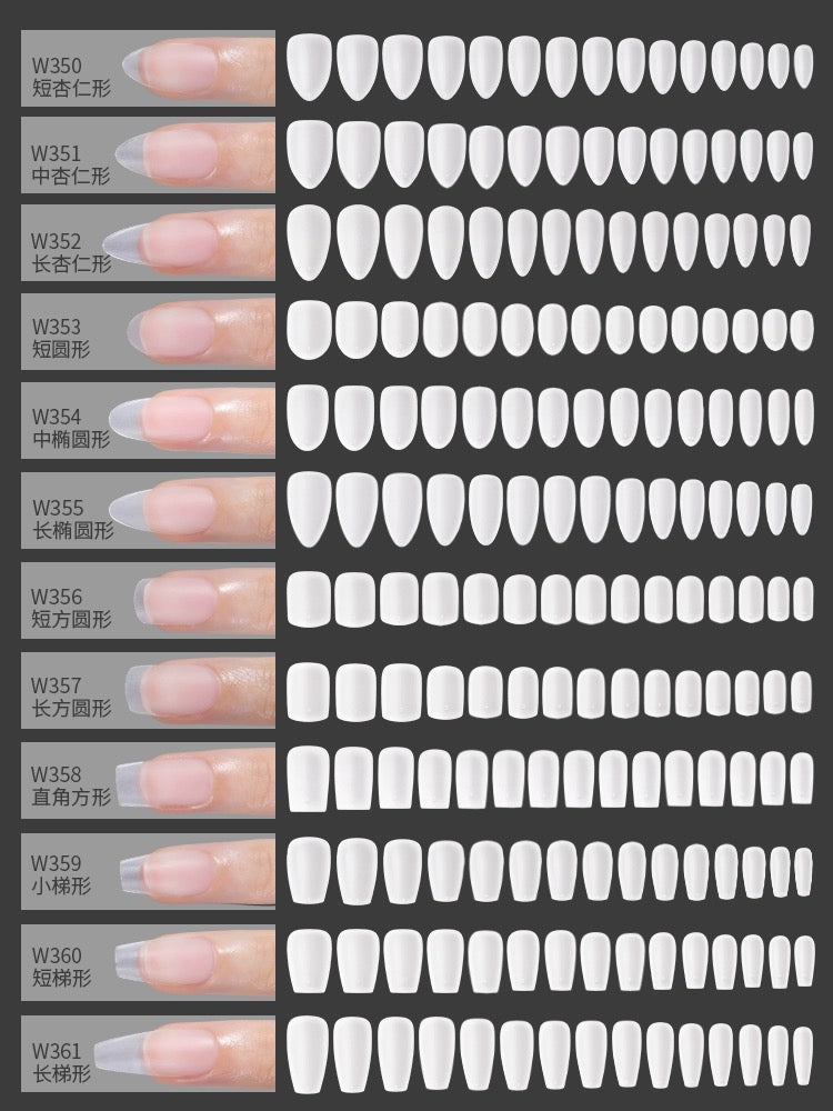 Mr. Nail Full Cover Nail Tips(360 Pieces)